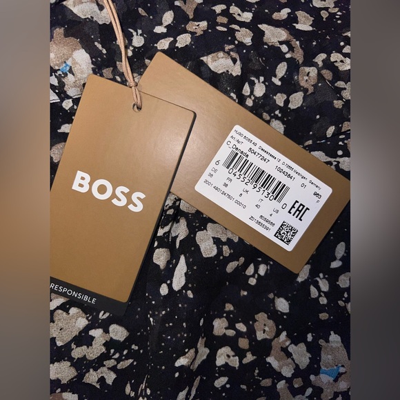 BOSS - Denada Ruffled Dress - US Size 4 - Picture 6 of 6